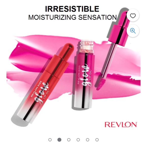 Revlon Kiss Glow Lip Oil Vivacious Violet - Picture 3 of 11